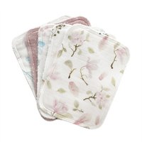 Bamboo washcloths 5-pack - Pink