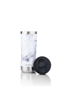 GLACIAL Tumbler White Marble 350ml