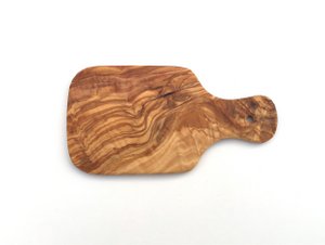 Mini Frühstücksbrett 21 cm aus Olivenholz