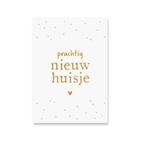 Karte Neues Haus | Goldfolie