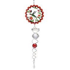 Spin Art, Windspinner, Kolibri/Kolibri, Künstlerkristallschwanz, CTHB0800,