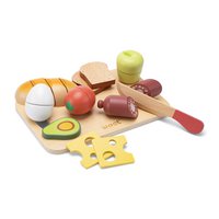 Holzschneideset Frühstück mit Schneidebrett