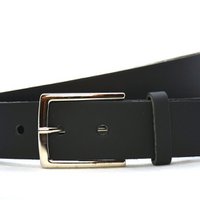 Timbelt 401 Schwarz 100 % Rindsleder