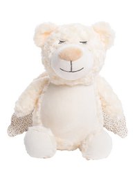 Soft, plush Guardian Bear stuffed animal in a neutral cream color with a friendly, smiling expression.
