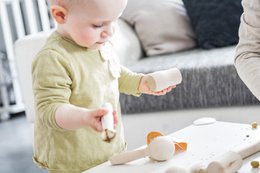 Musical toy baby set "GlücksBaby" | Sound toy made from regional wood | Baby toys and children's instruments from 1 year | 100% Made in Germany