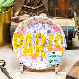 Klein rond dienblad voor Paris Plan Cup