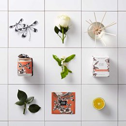 Candela profumata | Fragranza agrumata e floreale di campi di fiori d'arancio | Siesta en los Naranjos | 220gr
