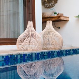 Rattan lampe | Lampeskærm | Pendel ALAM 40/50 cm