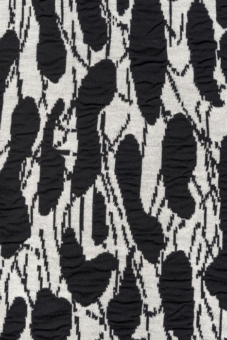 Sjaal Tiles wit / zwart