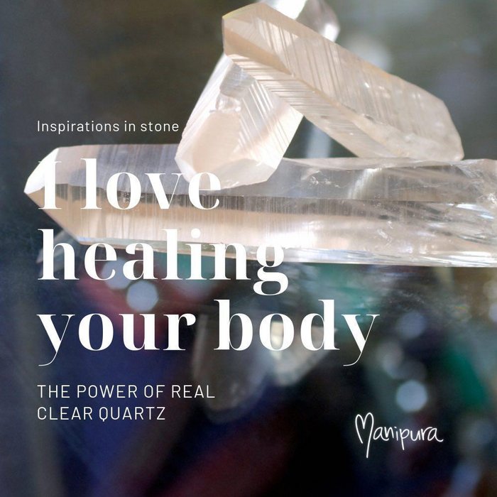 Clear Quartz Crystal-Infusion Gem Water Bottle