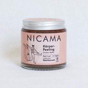Nicama-body peeling with sugar apple-upcycling-scrub, vegan, organic