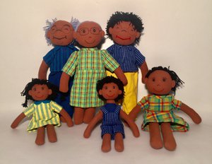 Afrikanische Familie/6PC