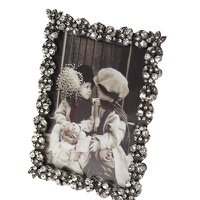 Fotolijstje tin met strass RH