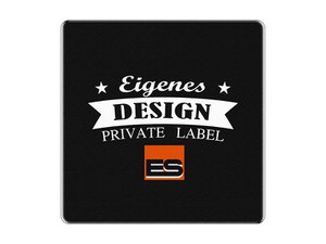 Fotoonderzetter steengoed 10x10cm voor je eigen ontwerp