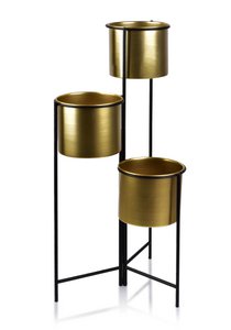 SWEN GOLD Blumenständer H80x19,5cm, H60x19,5cm, H40x19,5cm