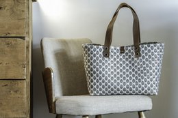 MADRID Kurv, indkøbstaske pi strandtaske lavet af genbrugsmaterialer