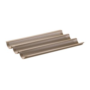 Zenker Mojave Gold 3-cavity baguette mold