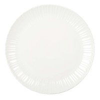 Flora white presentation plate 31.8x31.8x2.7cm