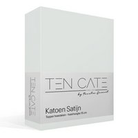 Spannbettlaken aus 100 % Baumwollsatin – Natur