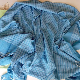 Asciugamano turco / Set di 2 pezzi / Pestemal o Fouta / 100% cotone