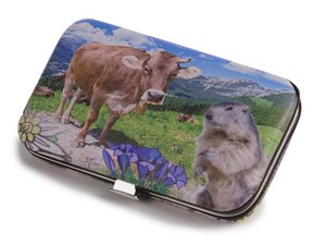 Manicure set with alpine design 10x6x2 cm