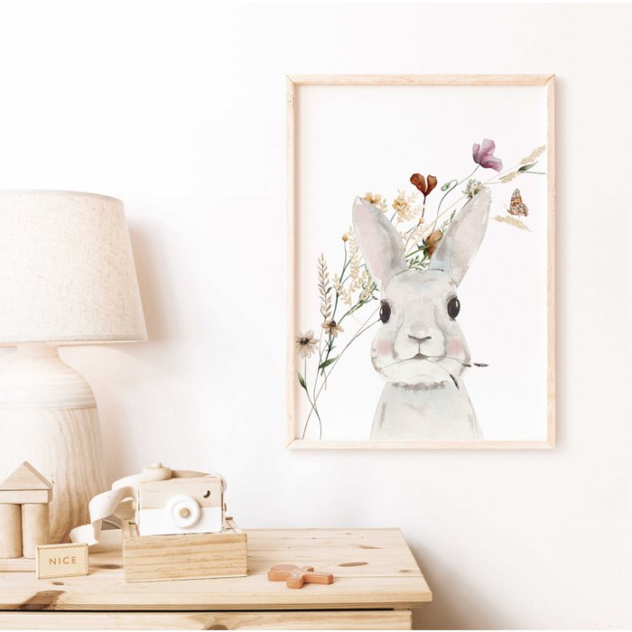 Bunny hot sale poster nursery