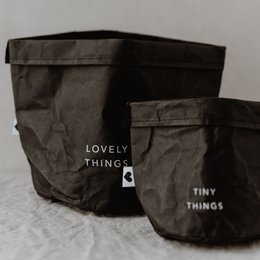 Paperbag sæt med 2 Lovely & Tiny (PU = 6 sæt)