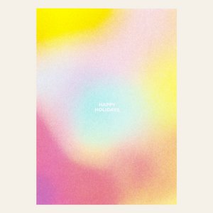 Risography Postcard - Happy Holidays - DIN A6