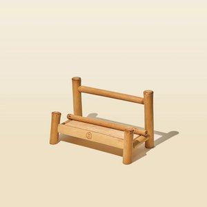 Bamboe chocoladerepen display – 1 niveau