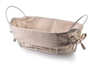 WILL metalen mand 25x15x8/28x15x11,5cm crème