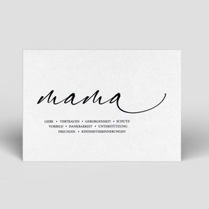 Mother's Day card - fair, ecological and sustainable