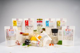 Natural Unrefined Sea Salt with Lemon Balm