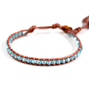 Armband 'Kristallblau'