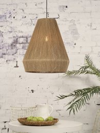 Hanglamp Iguazu jute naturel, L