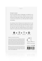 Grønt iPhone Lightning kabel · 2 meter · Fremstillet af genbrugte fiskenet