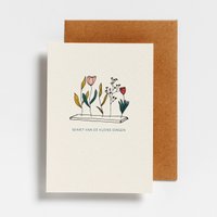 POSTCARD - GENIET VAN DE KLEINE DINGEN