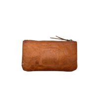 DEEPIKA echte geitenleren clutch