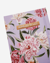 Bullet Journal in Luxurious Lilac Floral