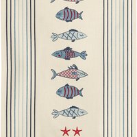 Torchon New Pesk Bleu 50 x 70