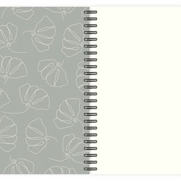 Notizblock Line Flowers A5