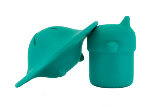 Pura my-my™ Silikon Trinkbecher 150 ml + Snackbecher - Mint