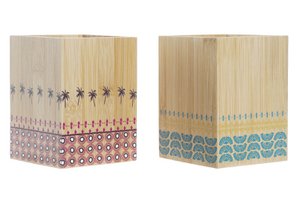 CUBERTERO BAMBU 10X10X13,5 AFRIKA 2 SURT. PC193097