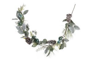 KERST - METALEN PVC Slinger 12X10X150 BLAUW NV198017