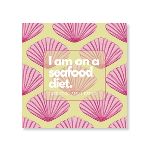 Papierservietten „Seafood Diet“ FSC – 3-lagig – 33x33 cm (20 Stück)
