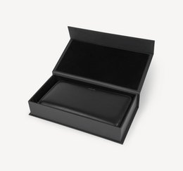 Portafoglio in pelle di mela vegana - Nero