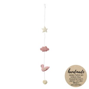 Wall Decor Muslin Swan Small