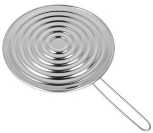 Metaltex-Grillplatte 19 cm + Griff