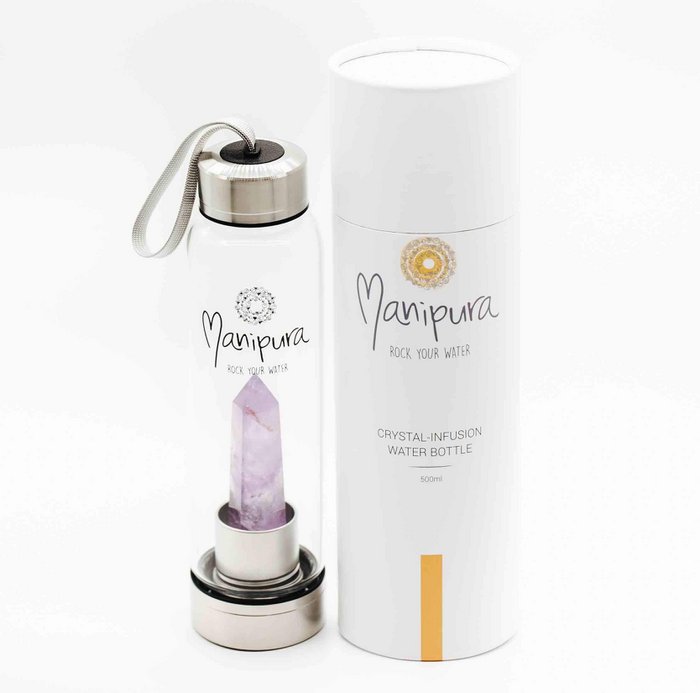 Amethyst Crystal-Infusion Gem Water Bottle