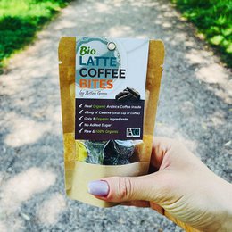 Personalisierte Bio Latte Coffee Bites