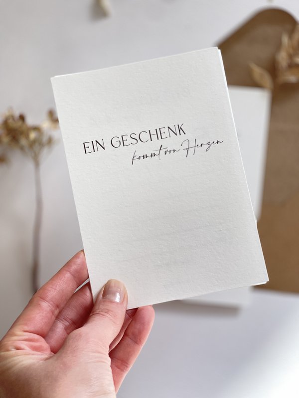 Carta voucher per la tua persona preferita